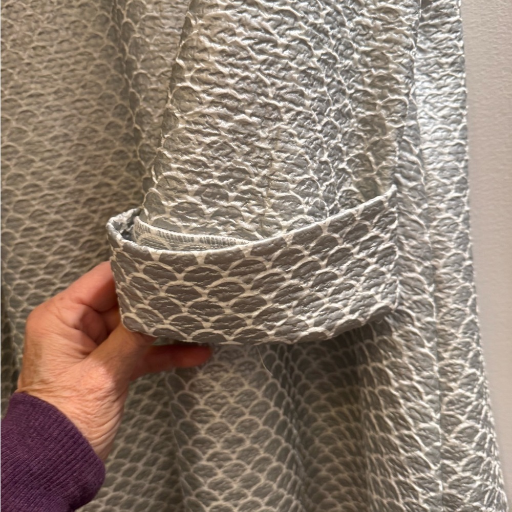 Ic Collection Textured Gray Jacket Large - image 3